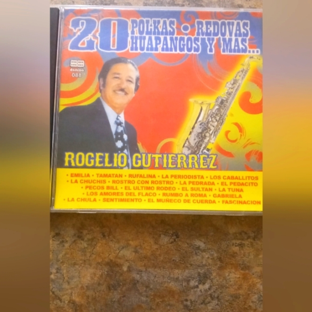 Rogelio Gutierrez - 20 Polkas y Huapangos (Colorful CD Back)